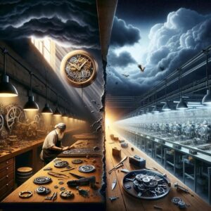 The number of watchmaking companies dropped from 1,600 to just 600. It was like watching a technological tsunami sweep through an entire industry.