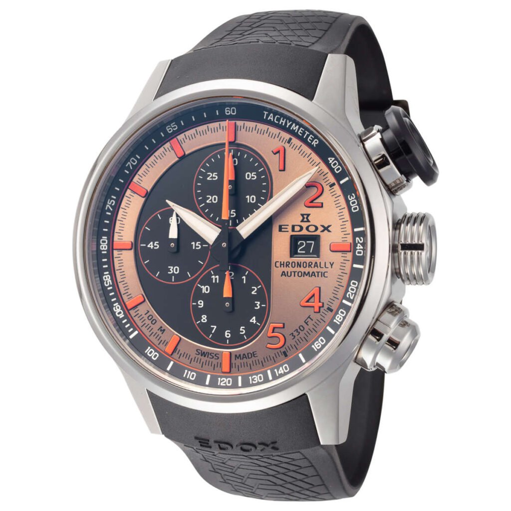 Edox Chronorally Men's Automatic Watch 01129-TNCA-BENO