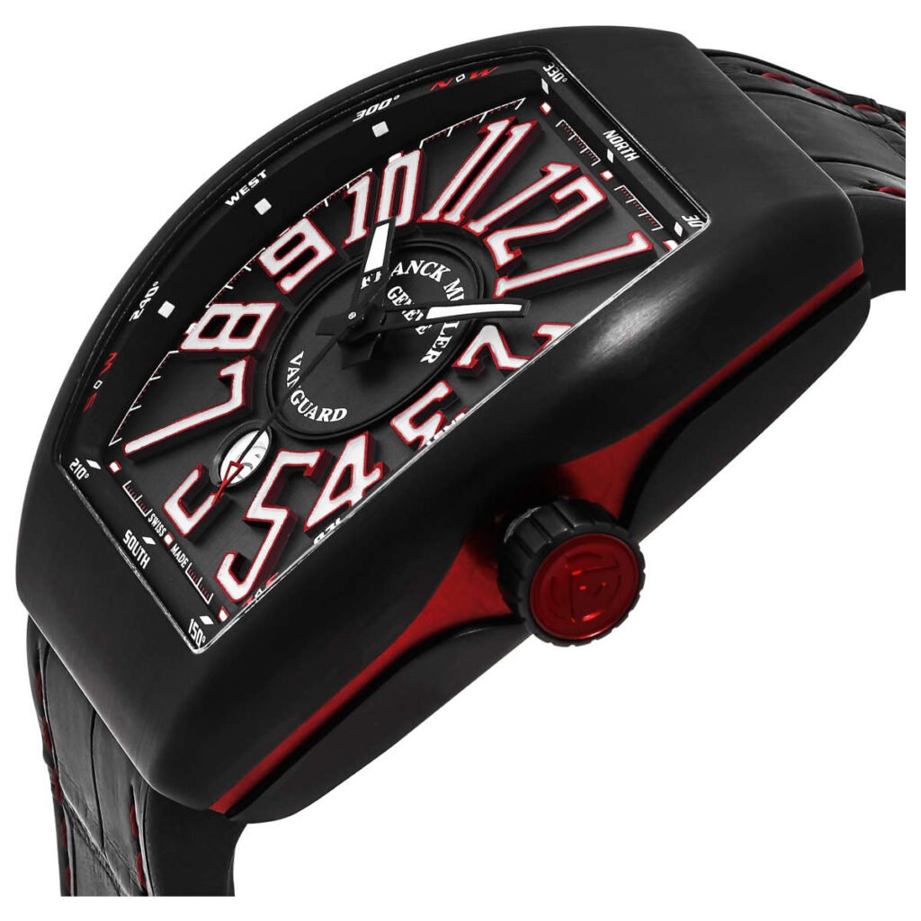 Franck Muller Vanguard Men's Automatic Watch 45SCBLKBLKWHT