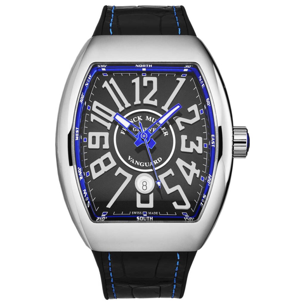 Franck Muller Vanguard Men's Automatic Watch 45SCBLKBLUCNCPT