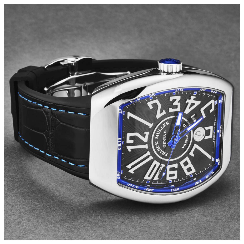 Franck Muller Vanguard Men's Automatic Watch 45SCBLKBLUCNCPT