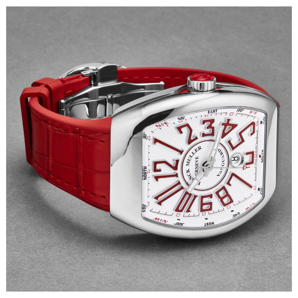 Franck Muller Vanguard Men's Automatic Watch 45SCWHTWHTRED