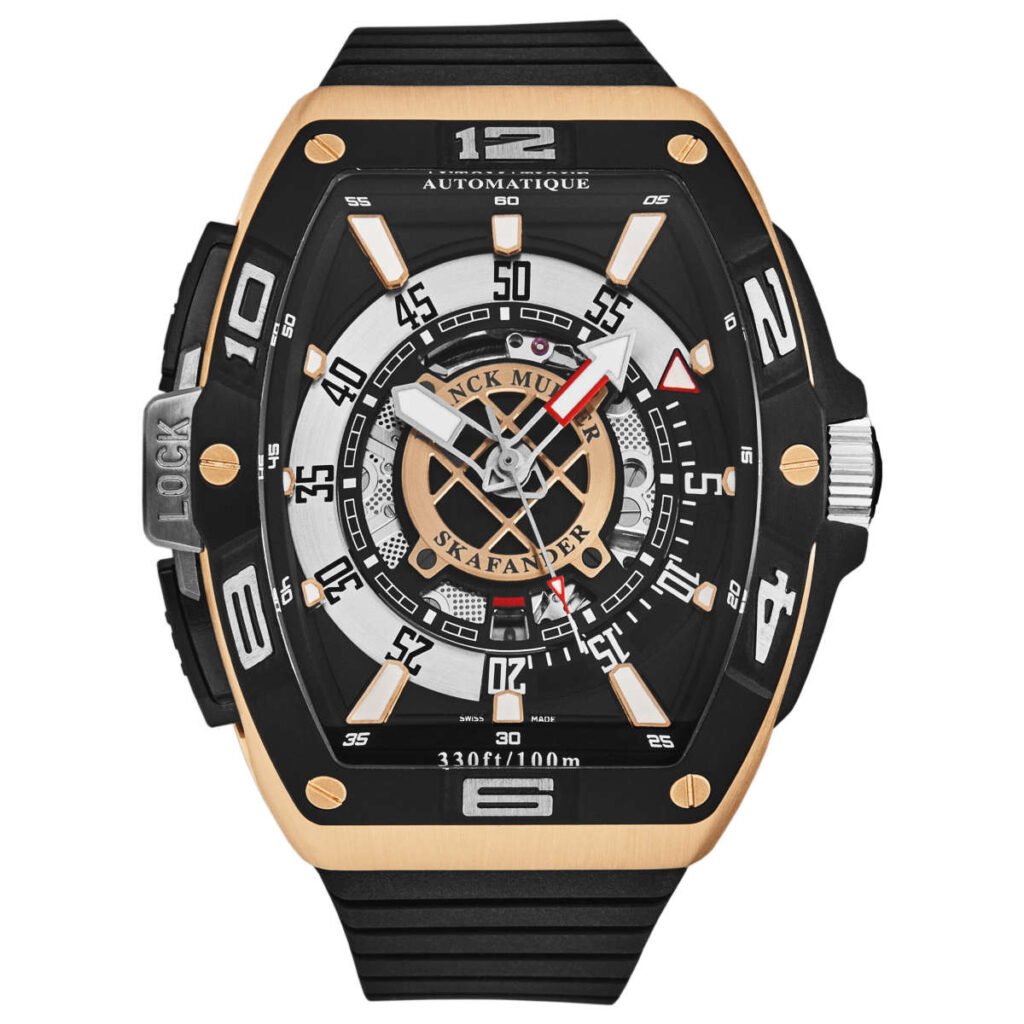 Franck Muller Skafander Men's Automatic Watch 46SCSKFBLKBKGD2