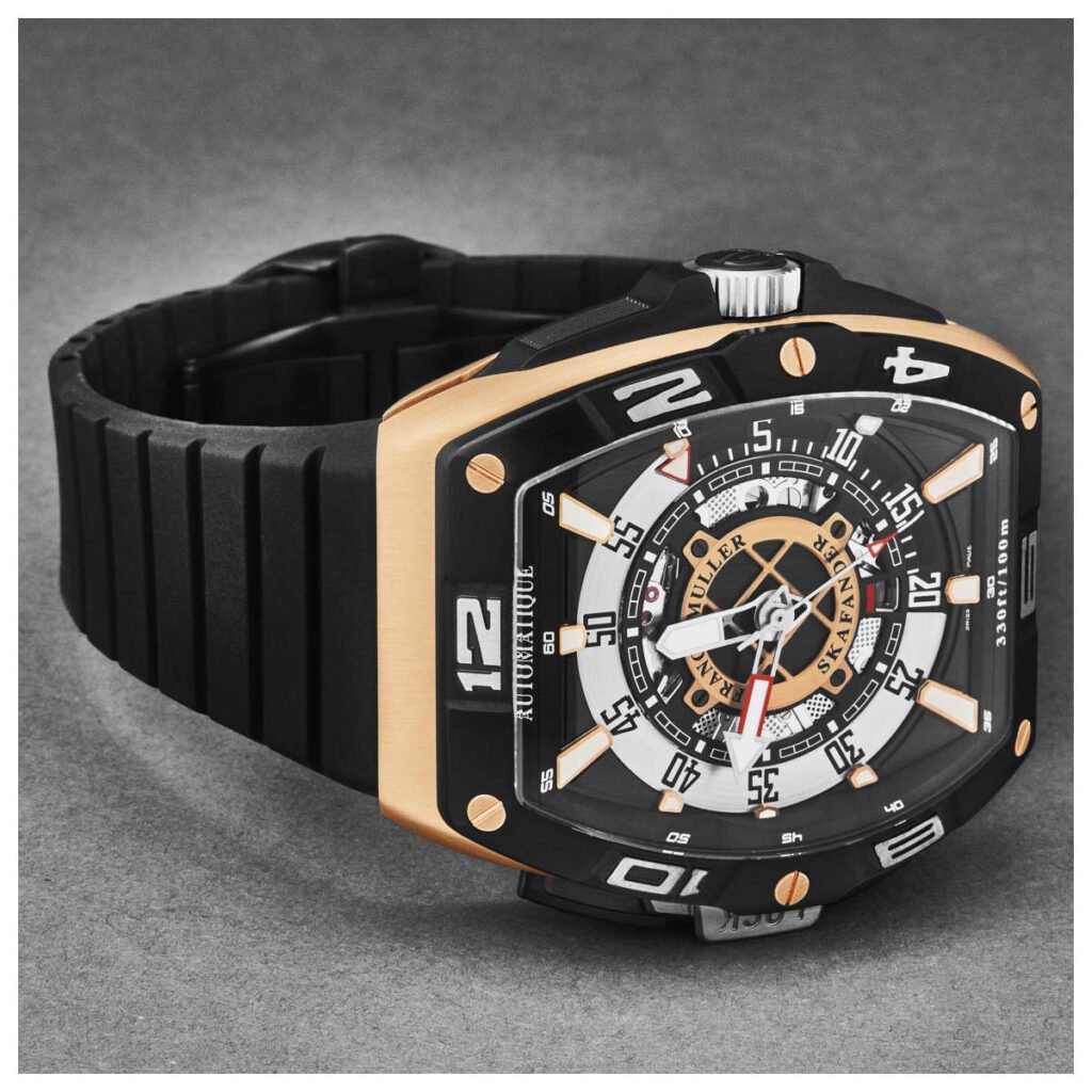 Franck Muller Skafander Men's Automatic Watch 46SCSKFBLKBKGD2
