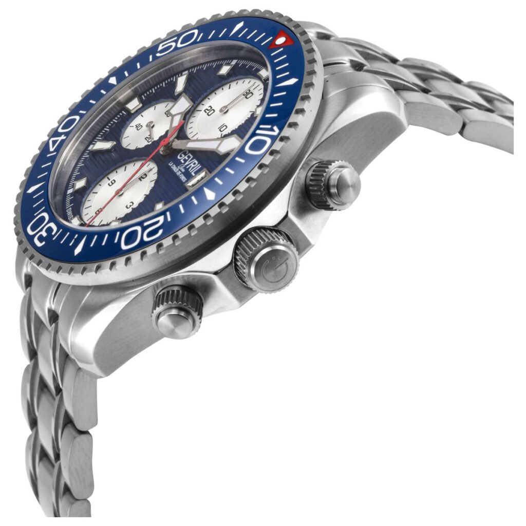 Gevril Hudson Yards Chronograph Men's Automatic Watch 48815B