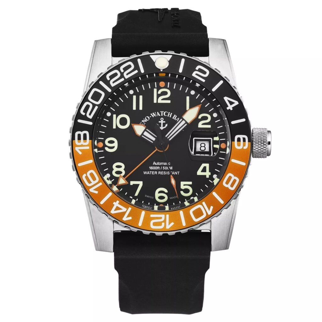Zeno Airplane Diver Men's Automatic Watch 6349GMT-12-A15