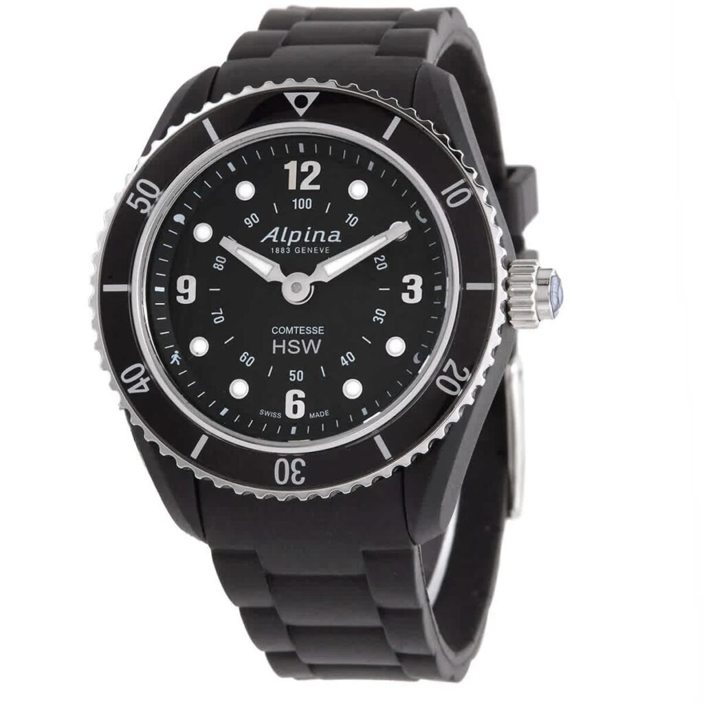 Alpina Horological Smartwatch Alarm Women’s Watch AL-281BS3V6