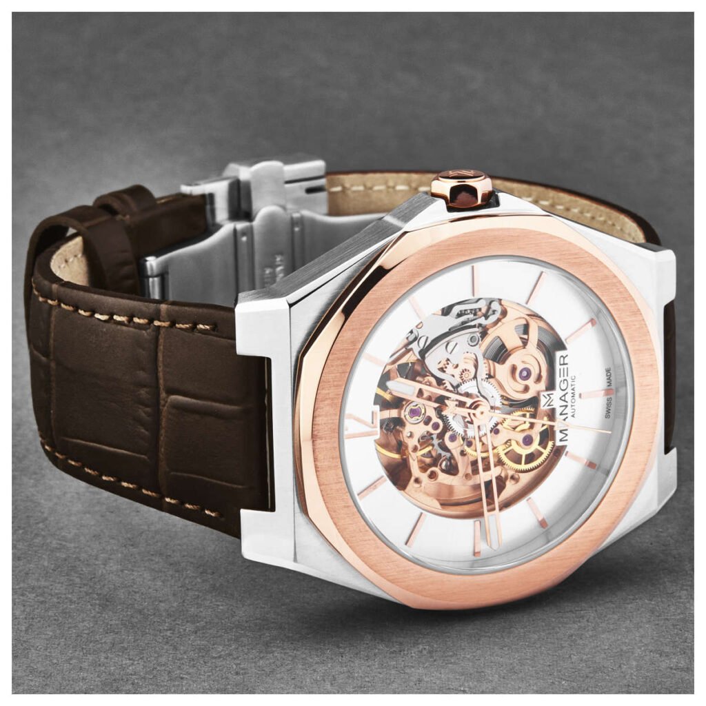 Manager Open Mind Men's Automatic Watch MAN-RO-05-BL