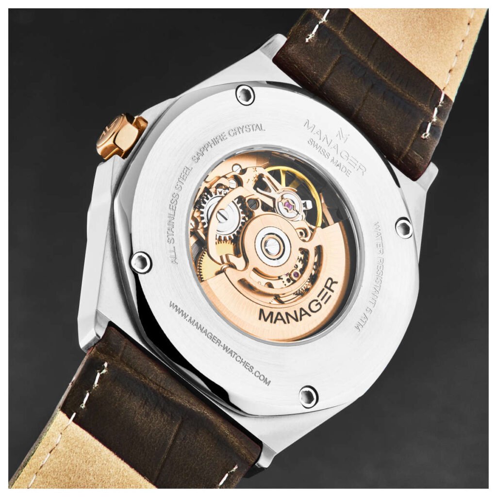 Manager Open Mind Men's Automatic Watch MAN-RO-05-BL