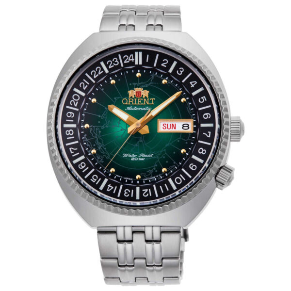 Orient Revival World Map Men's Automatic Watch RA-AA0E02E19B