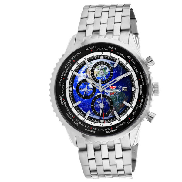 Seapro Meridian World Timer Gmt Men's Watch SP7320