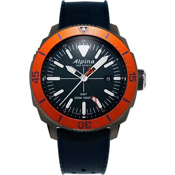 Alpina Seastrong Diver GMT Men's Watch AL-247LNO4TV6