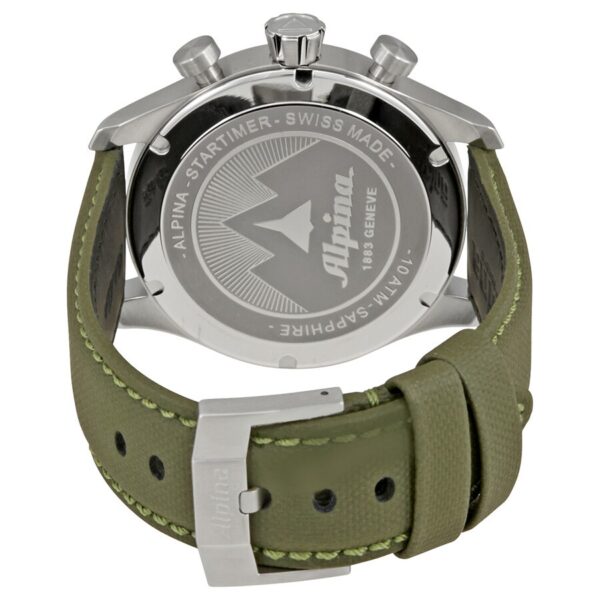 Alpina Startimer Pilot Military Big Date Chronograph Men's Watch AL-372BS4S6