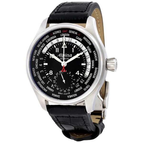 Alpina Startimer Pilot Manufacture Worldtimer Men's Automatic Watch AL-718B4S6