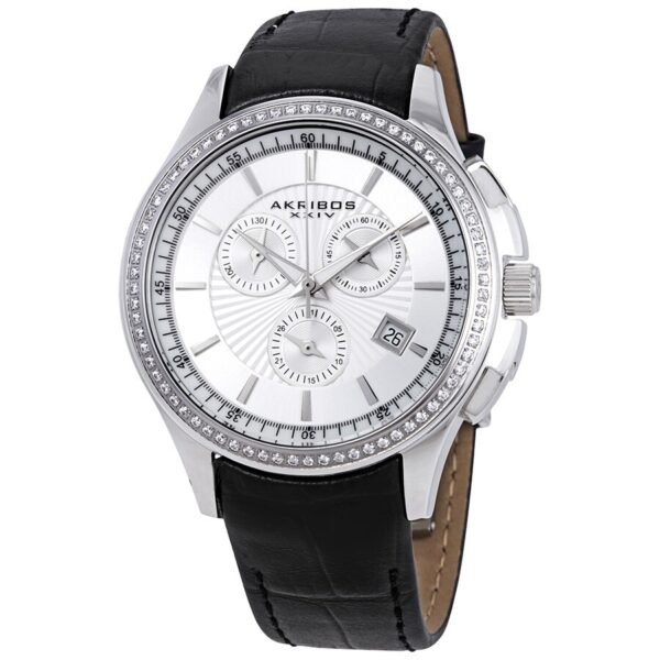 Akribos Xxiv Grandiose Crystal Chronograph Men's Watch AK615SS