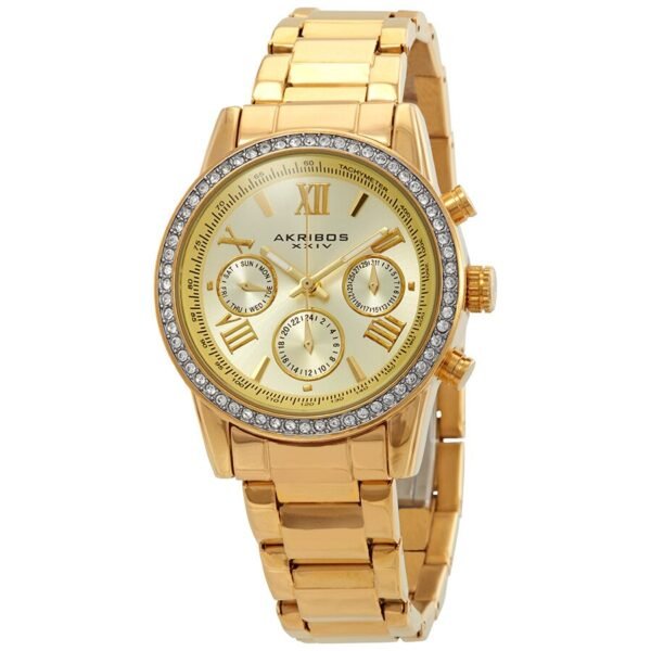 Akribos Xxiv Glimmer Women’s Watch AK872YG