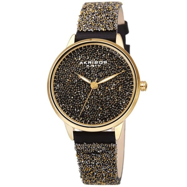 Akribos Xxiv Swarovski Crystal Fabrics Women’s Watch P50105