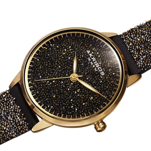 Akribos Xxiv Swarovski Crystal Fabrics Women’s Watch P50105
