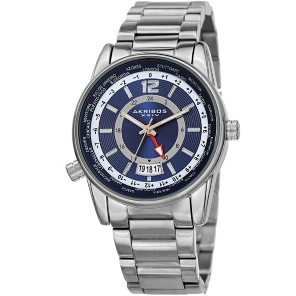 Akribos Xxiv Men’s Watch AK1021SSBU