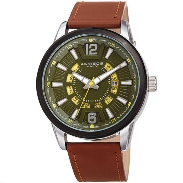 Akribos Xxiv Men’s Watch AK1079GNBR