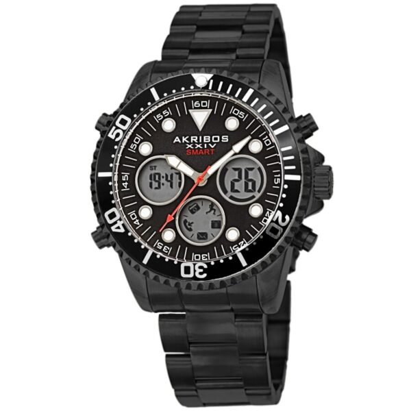 Akribos Xxiv Men's Smart Watch AK1094BK