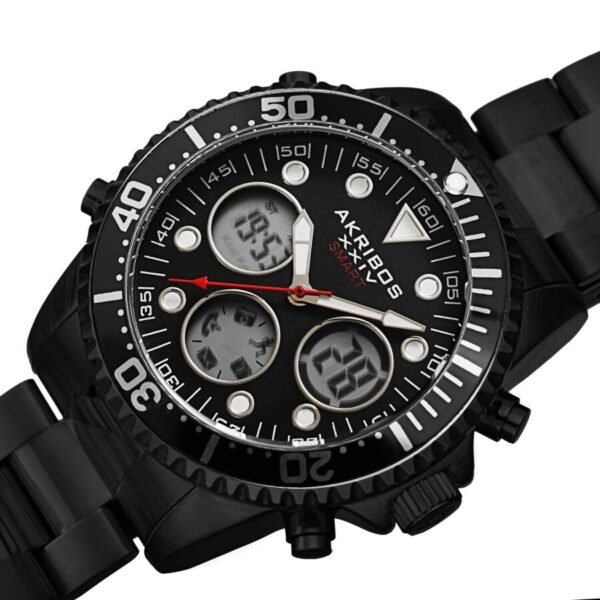 Akribos Xxiv Men's Smart Watch AK1094BK