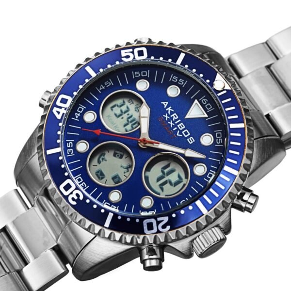 Akribos Xxiv Men's Smart Watch AK1094SSBU