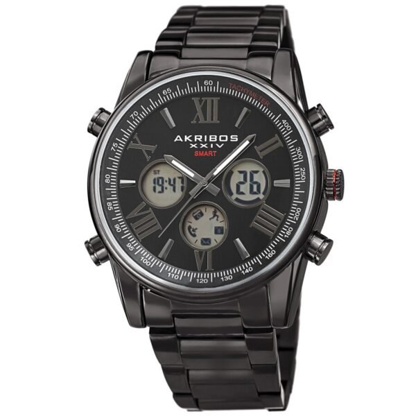 Akribos Xxiv Men's Smart Watch AK1095BK