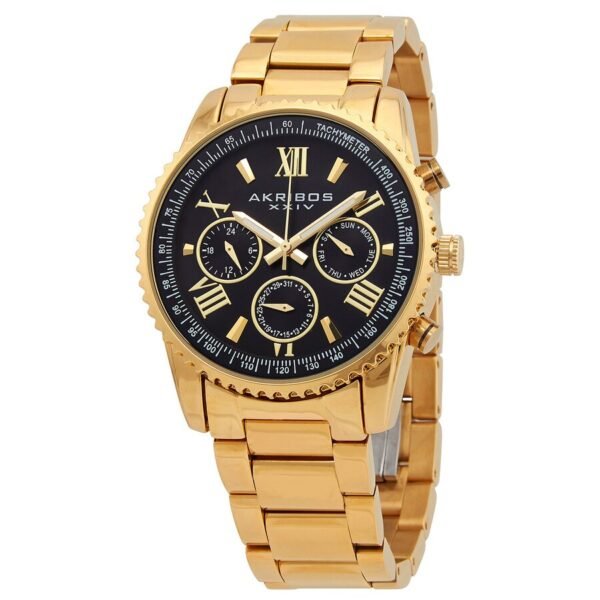 Akribos Xxiv Men’s Watch AK1099YGB