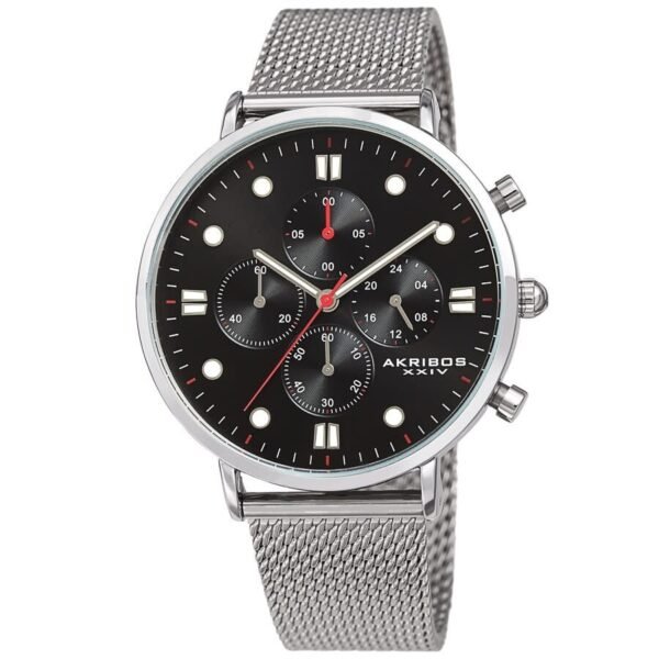 Akribos Xxiv Men’s Watch AK1113SSB