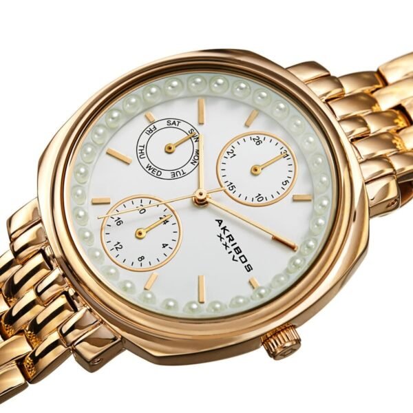 Akribos Xxiv Women’s Watch AK1114YG