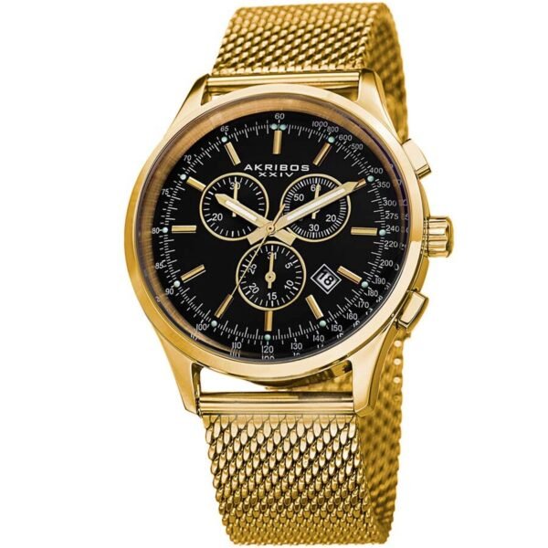 Akribos Xxiv Men’s Watch AK625YGB