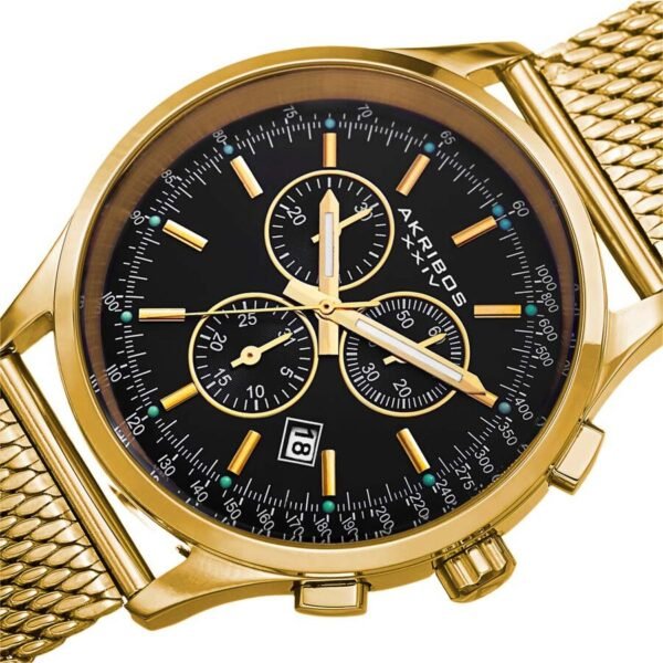 Akribos Xxiv Men’s Watch AK625YGB