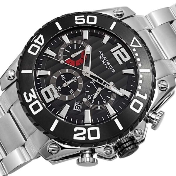 Akribos Xxiv Men’s Watch AK639BKS