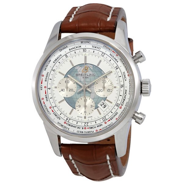 Breitling Transocean Chronograph Unitime World Time Men's Automatic Watch AB0510U0/A732-756P