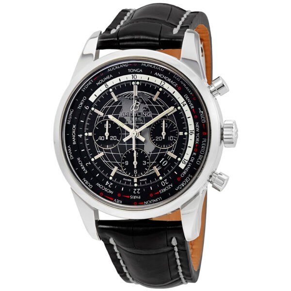 Breitling Transocean Unitime World Time Chronograph Men's Automatic Watch AB0510U4-BE84-761P-A20D.1