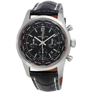 Breitling Transocean Chronograph Unitime Pilot Men's Watch AB0510U6-BC26BKCT