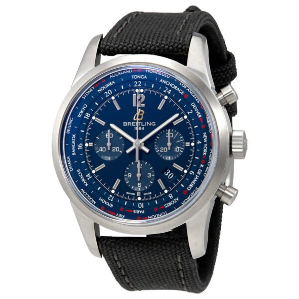 Breitling Transocean Unitime Chronograph Men's Automatic Watch AB0510U9-C879-100W-A20BA.1