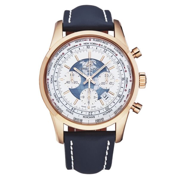 Breitling Transocean Unitime World Time Chronograph Men's Automatic Watch RB0510U0/A733CS