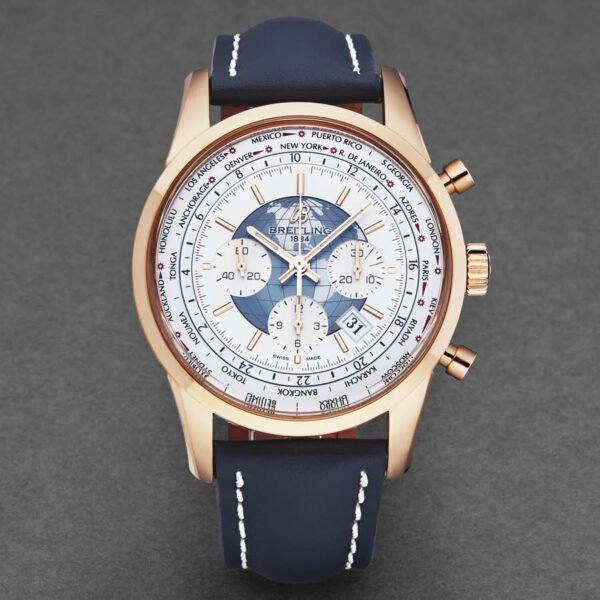 Breitling Transocean Unitime World Time Chronograph Men's Automatic Watch RB0510U0/A733CS