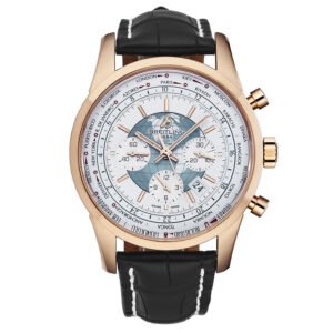 Breitling Transocean Unitime World Time Chronograph Men's Automatic Watch RB0510U0/A733LS