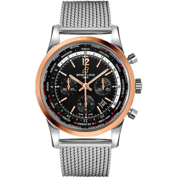 Breitling Transocean Chronograph Unitime Pilot Men's Watch UB0510U4-BC26-152A