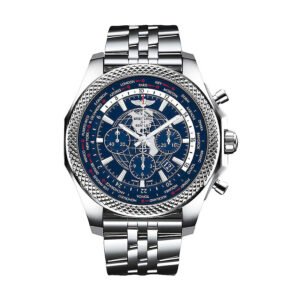 Breitling Bentley World Time Chronograph Men's Automatic Watch AB0521V1/C918SS