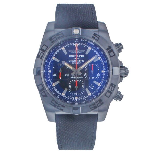 Breitling Chronomat 44 Blacksteel Chronograph Men's Automatic Watch MB0111C3/BE35-100W