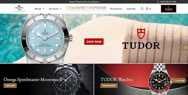 Exquisite Timepieces store image