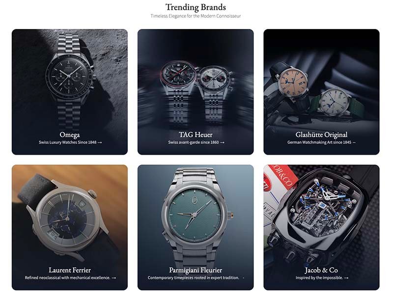 Exquisite Timepieces store image