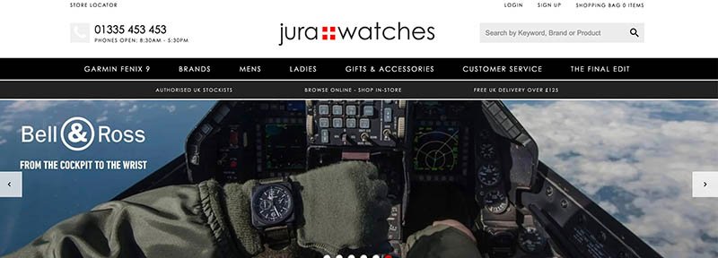 Jura Watches store image
